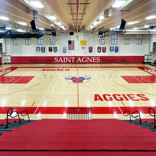 Saint Agnes Gymnasium Speaker Install